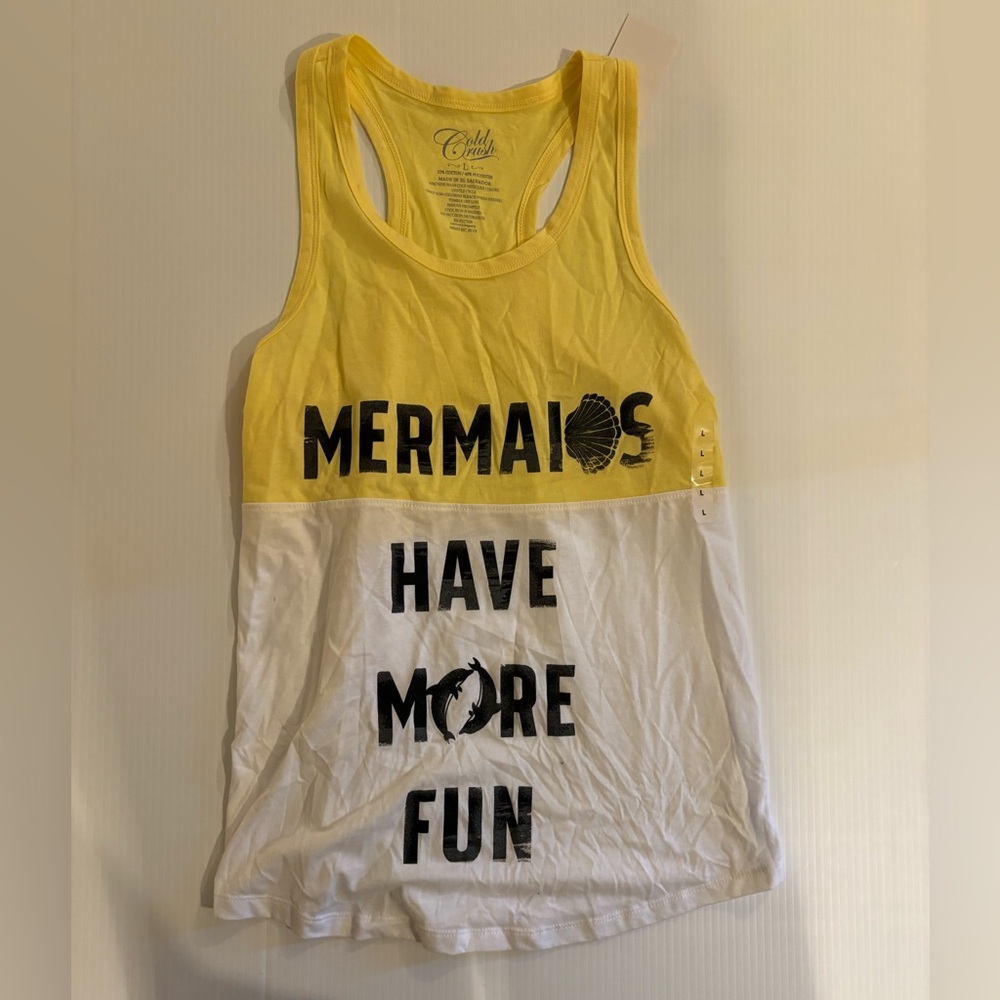 NWT mermaids have more fun size large tank